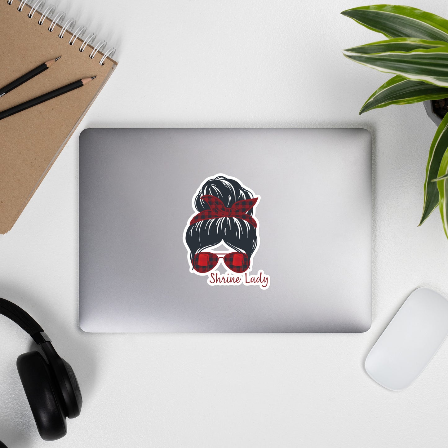Messy Shrine Lady Bubble-free stickers