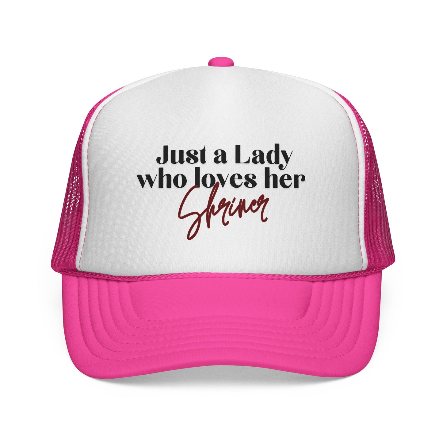 Trucker Caps - Just a Lady who Lovers Her Shriner