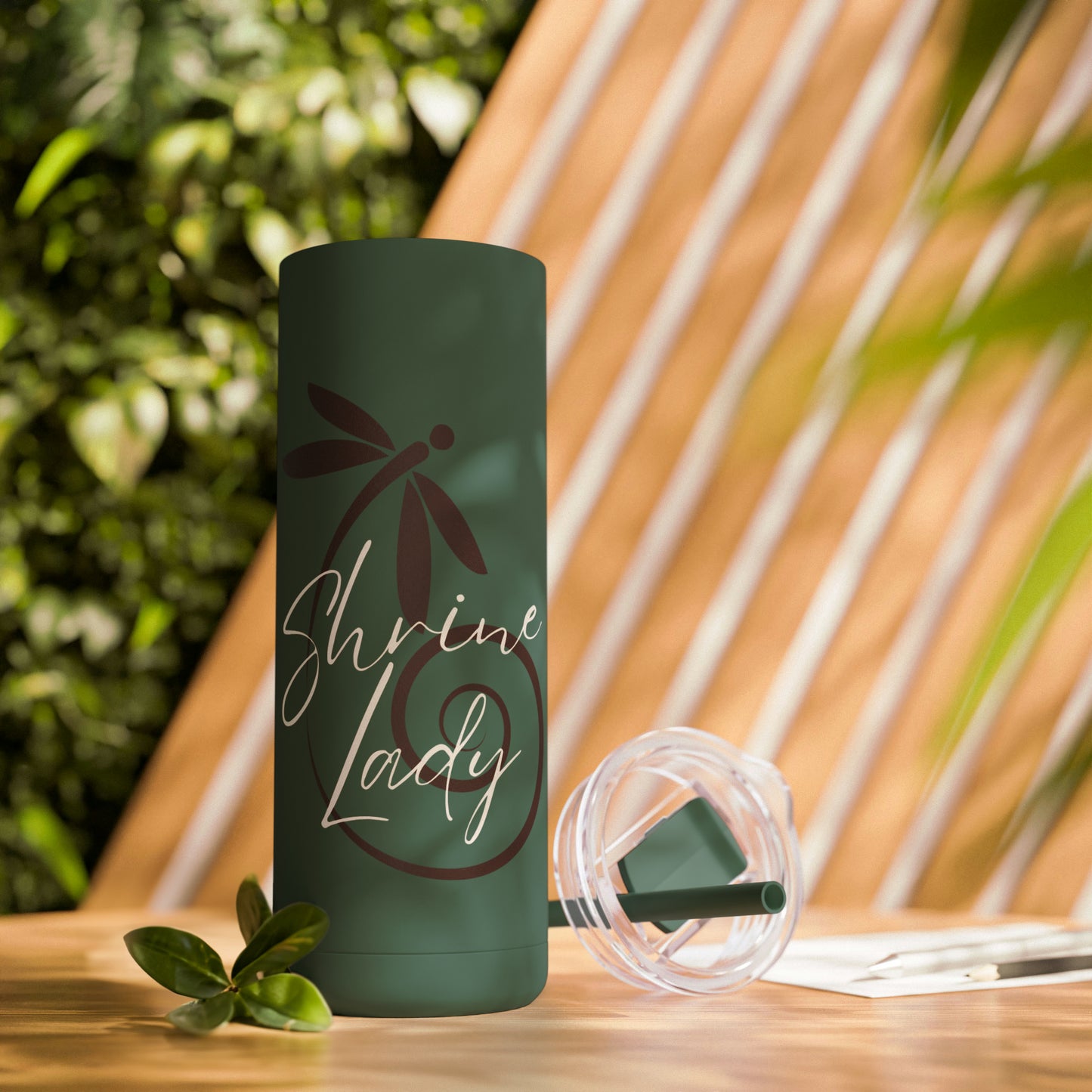 Dragonfly Skinny Matte Tumbler, 20oz