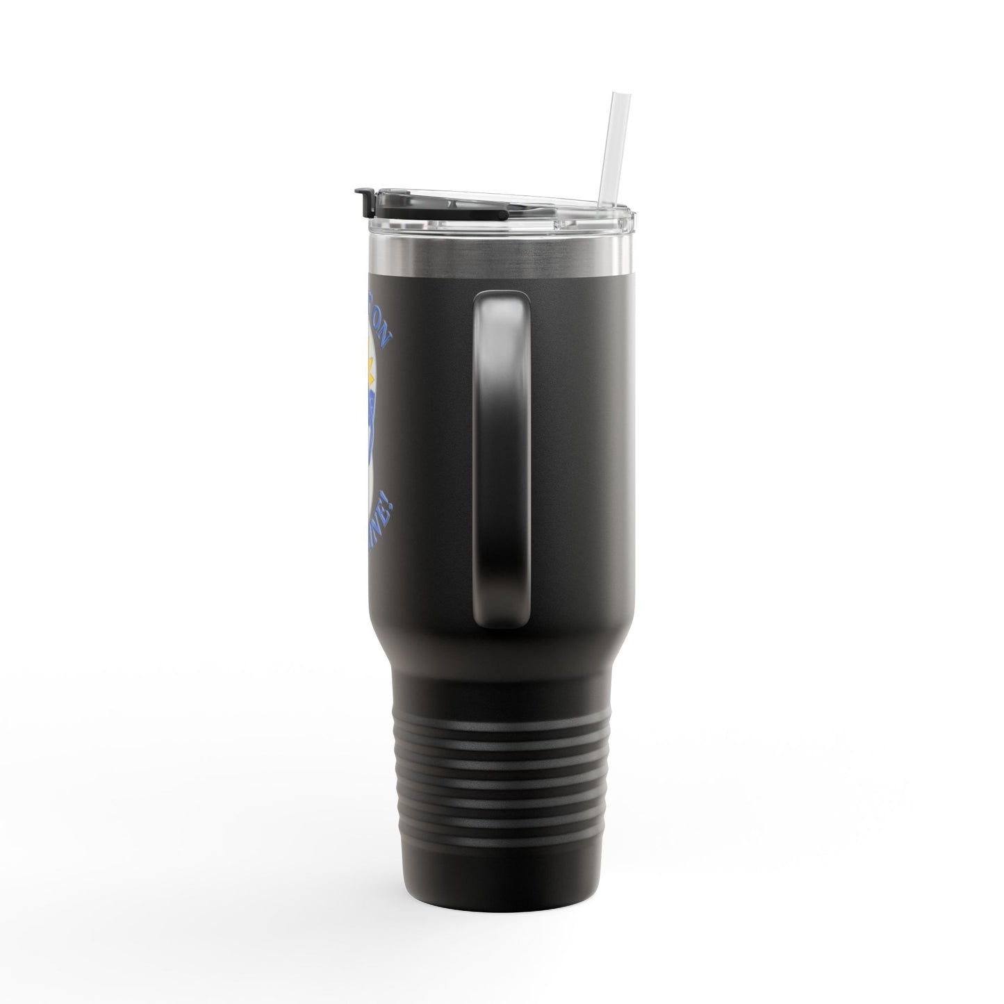 40oz Insulated Travel Mug — "Walkin' on Sunshine" Design