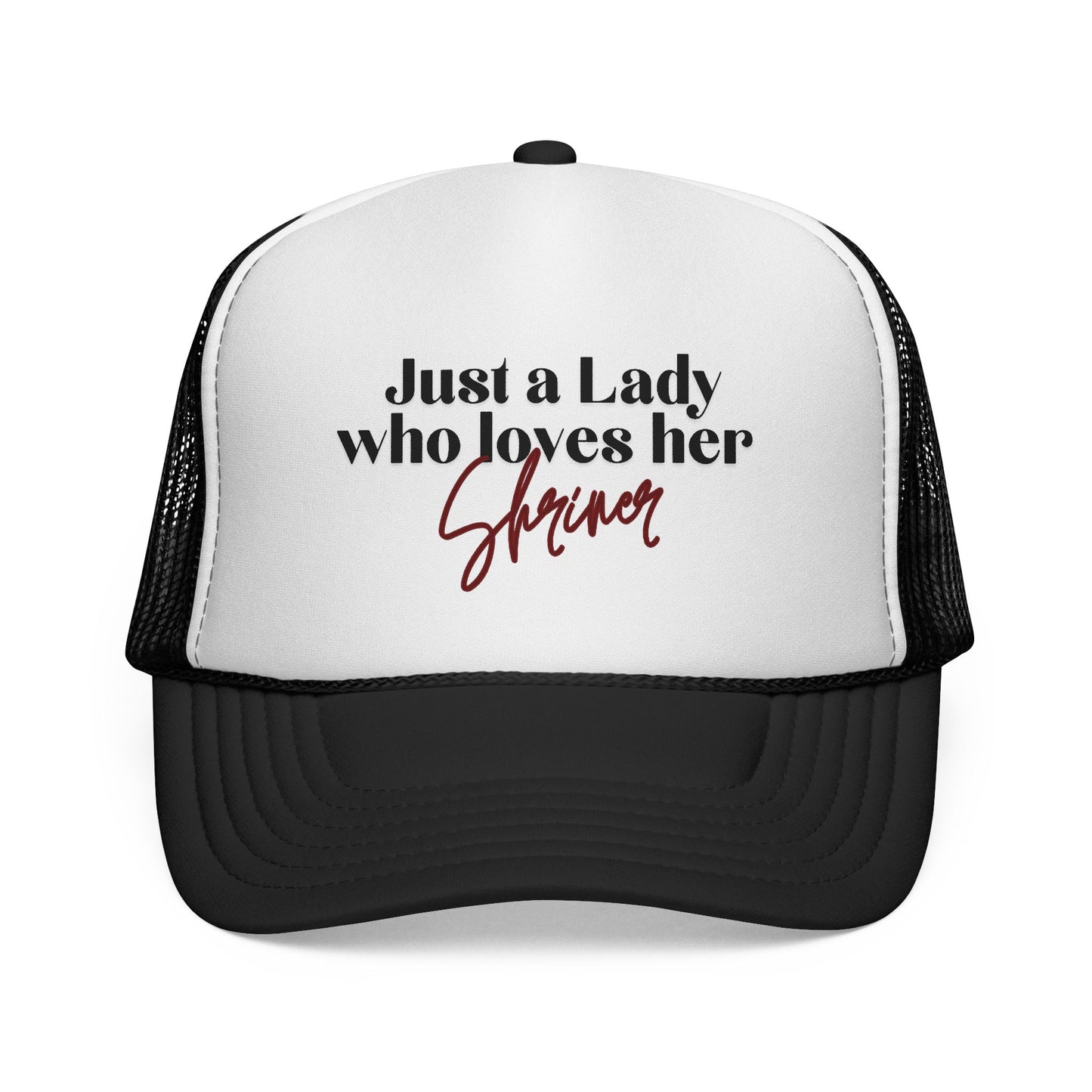 Trucker Caps - Just a Lady who Lovers Her Shriner