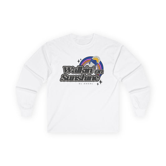 Walkin' on Sunshine Retro Rainbow Design