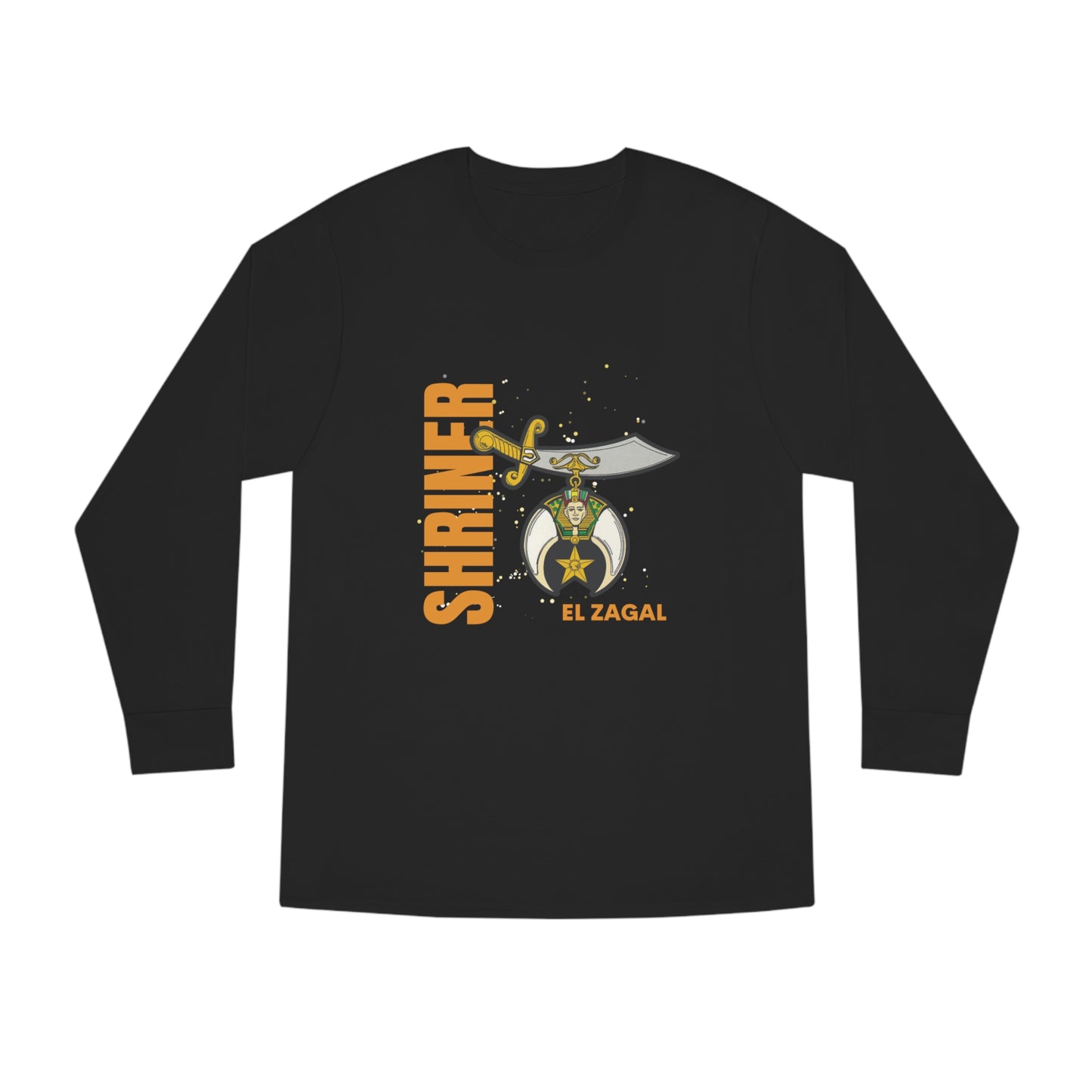 El Zagal Shriner Scimitar Long Sleeve Crewneck Tee