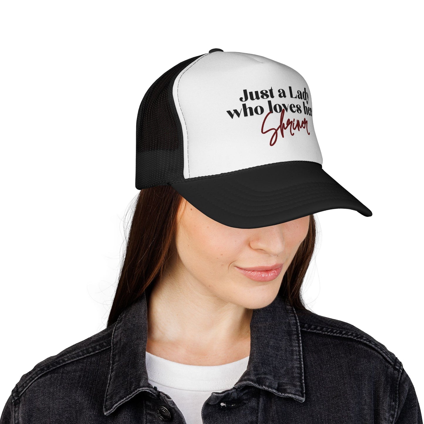 Trucker Caps - Just a Lady who Lovers Her Shriner