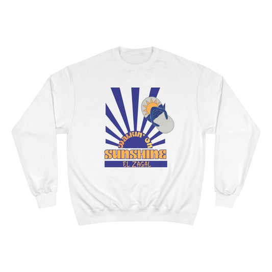 Sunshine Surf Champion Sweatshirt — Retro Beach Vibes Crewneck