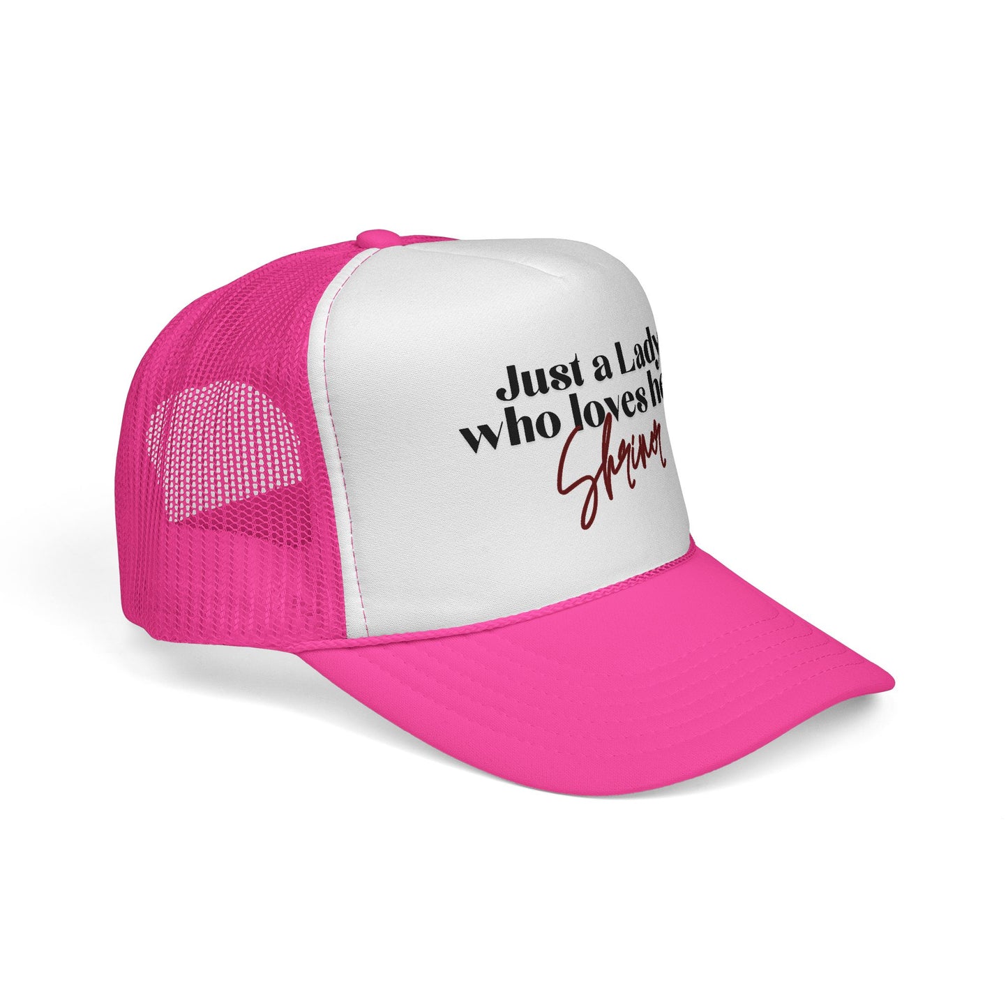 Trucker Caps - Just a Lady who Lovers Her Shriner