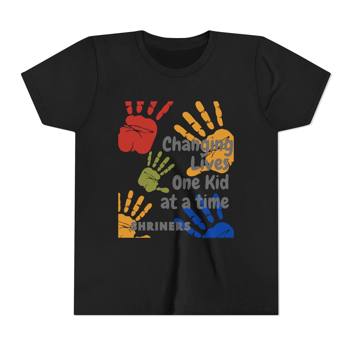 Inspirational Kids Tee - Changing Lives, Youth Short Sleeve T-Shirt