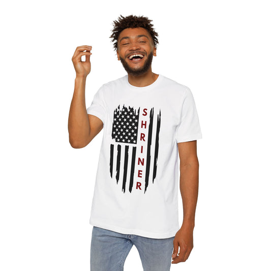 The Tattered Shriner Flag Patriotic Short-Sleeve T-Shirt