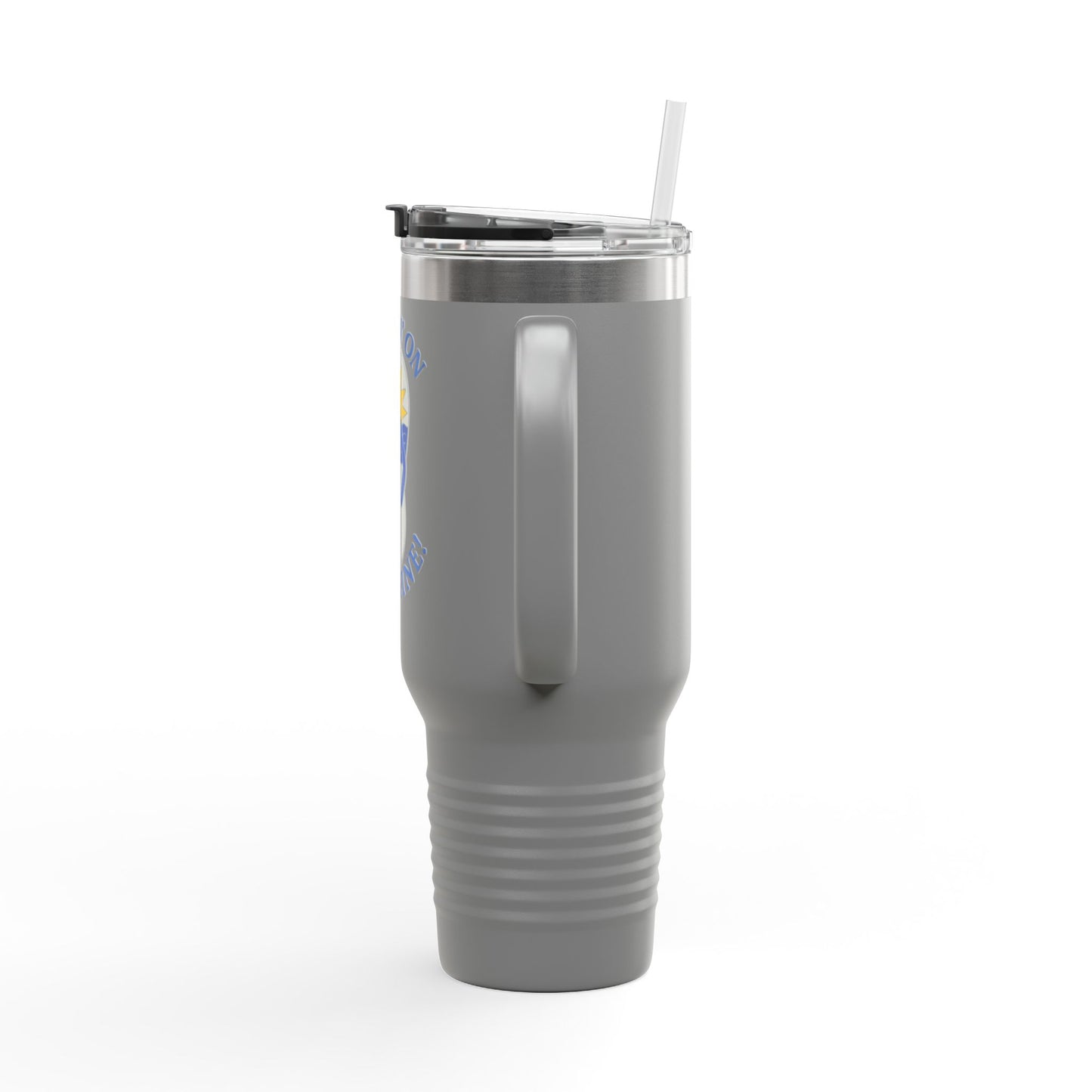 40oz Insulated Travel Mug — "Walkin' on Sunshine" Design