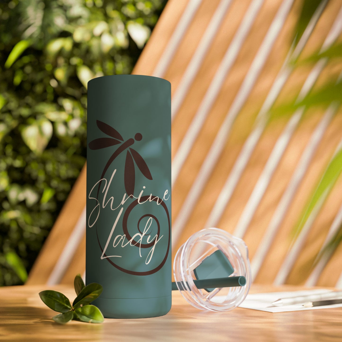 Dragonfly Skinny Matte Tumbler, 20oz