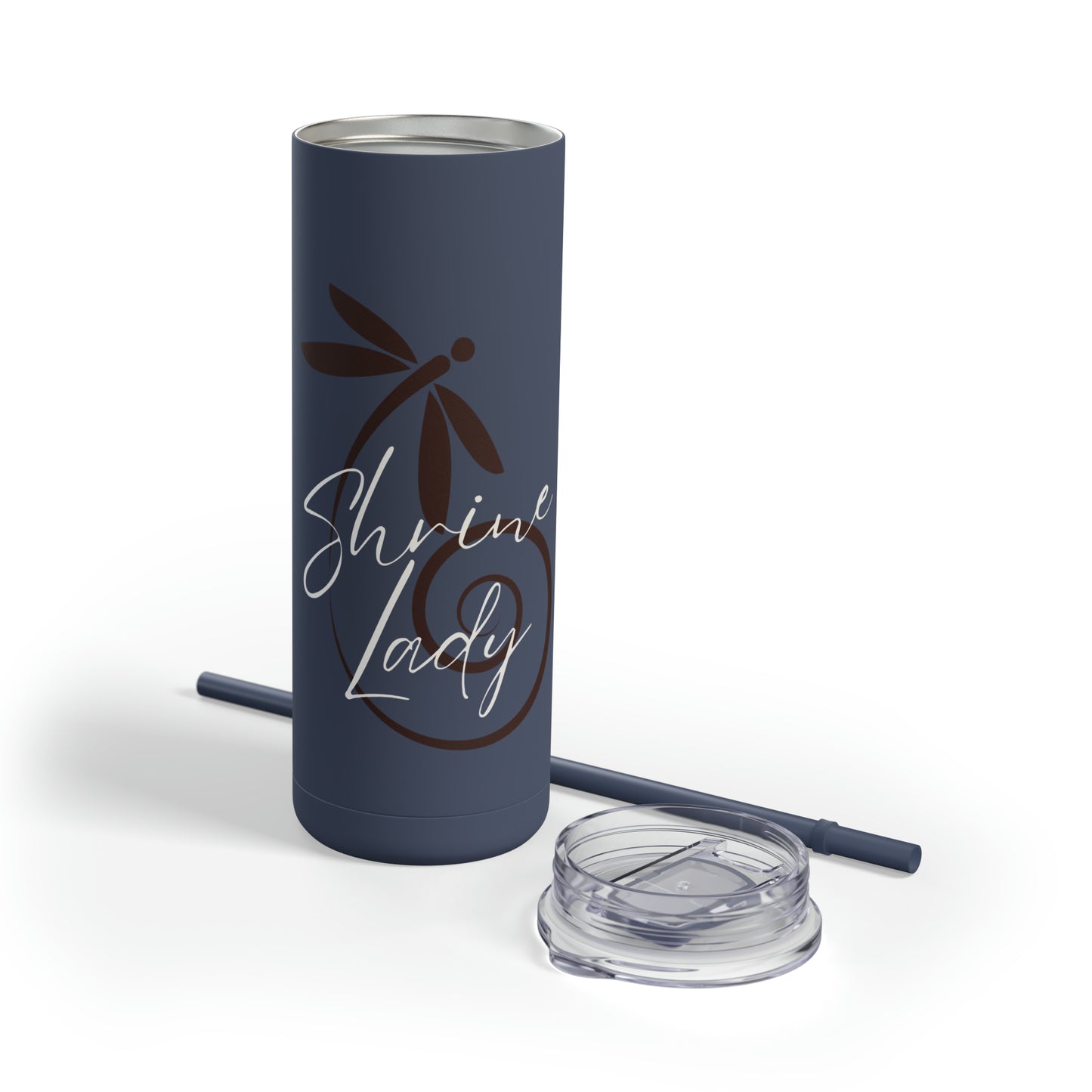Dragonfly Skinny Matte Tumbler, 20oz