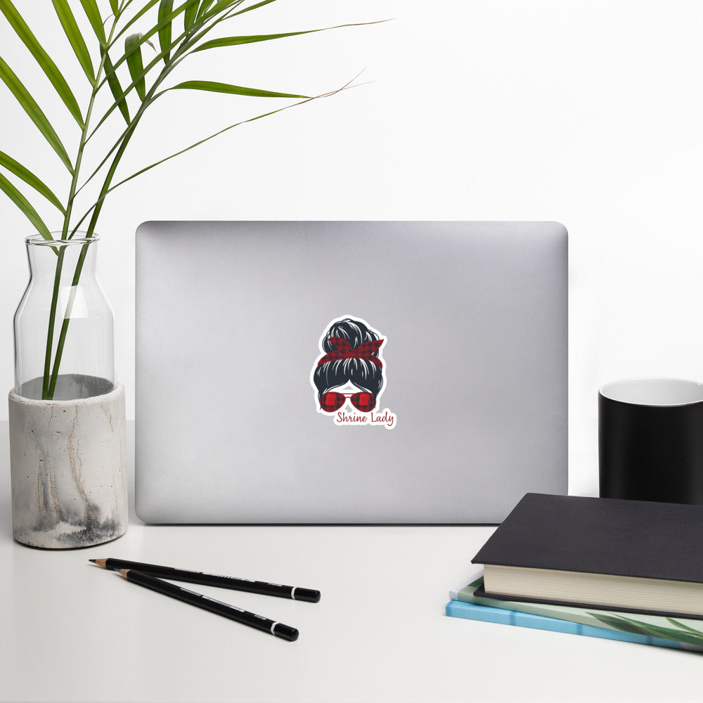 Messy Shrine Lady Bubble-free stickers