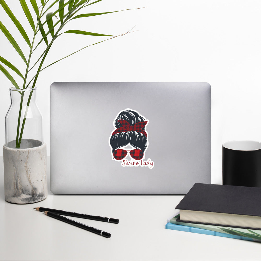 Messy Shrine Lady Bubble-free stickers
